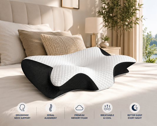 Calvora Care™ Ergonomic Butterfly Pillow