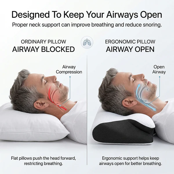 Calvora Care™ Ergonomic Butterfly Pillow